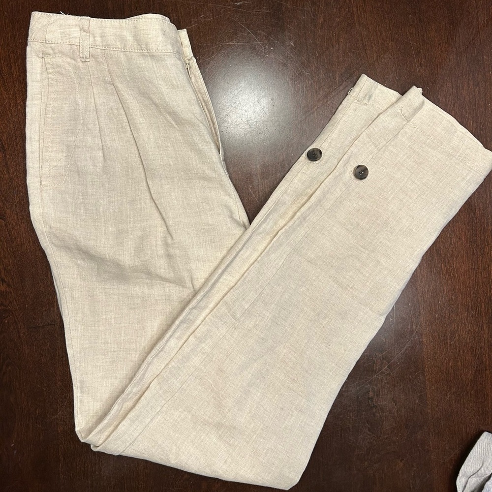 Mango Women's Beige Trousers